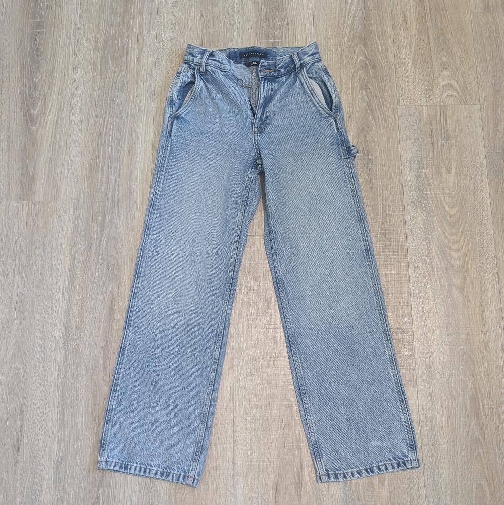 Aeropostale '90s baggie light wash jeans triple zero regular